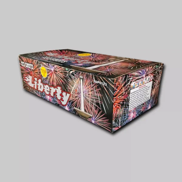 kembang api cake 123 shot 0.8 + 1.0 + 1.2 inci tembakan beruntun untuk acara, pesta, tahun baru efek warna warni